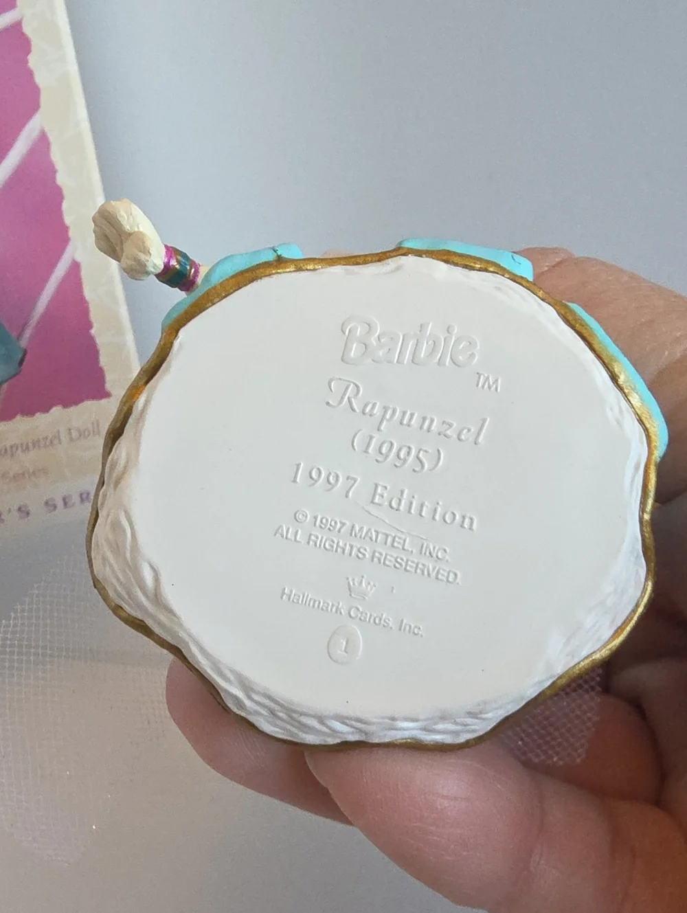 Hallmark Keepsake 1997 Barbie as Rapunzel Christmas Ornament
